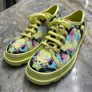 New Camper Brutus Multicolor Canvas Sneakers Size 39 K200576-007